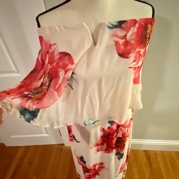 Nordstrom brand way-in maxi strapless dress - Picture 3 of 5